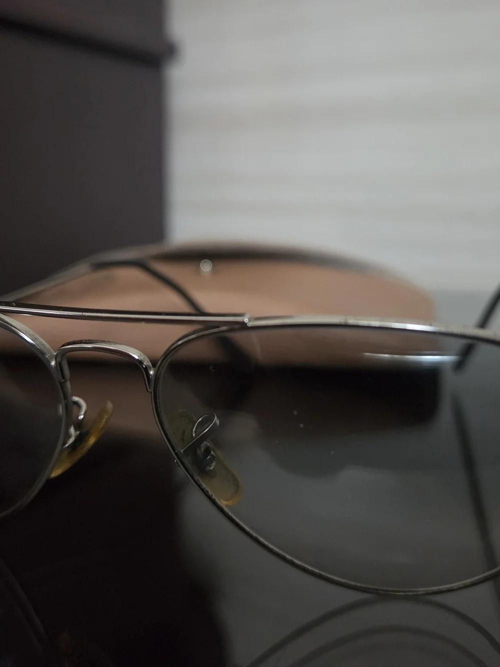 Archival Ray-Ban Bausch Lomb Aviator Sunglasses with Gradient Tinted Lenses